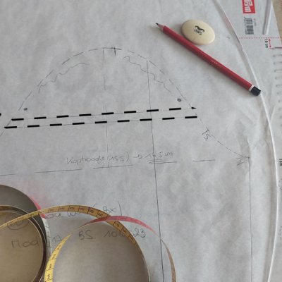 Patroon aanpassen: Kophoogte/armsgat aanpassen