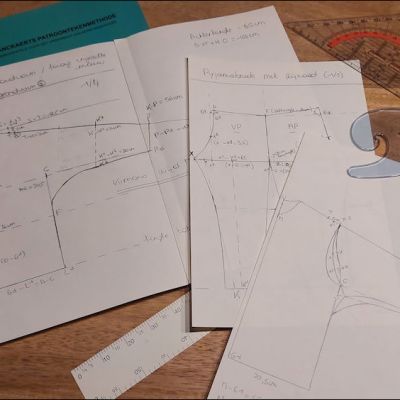 Patroontekenen “De basis van grondpatroon tot kledingstuk”