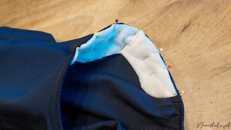Tip: Voorkom deukjes in mouwkop: Maak je eigen snorretje