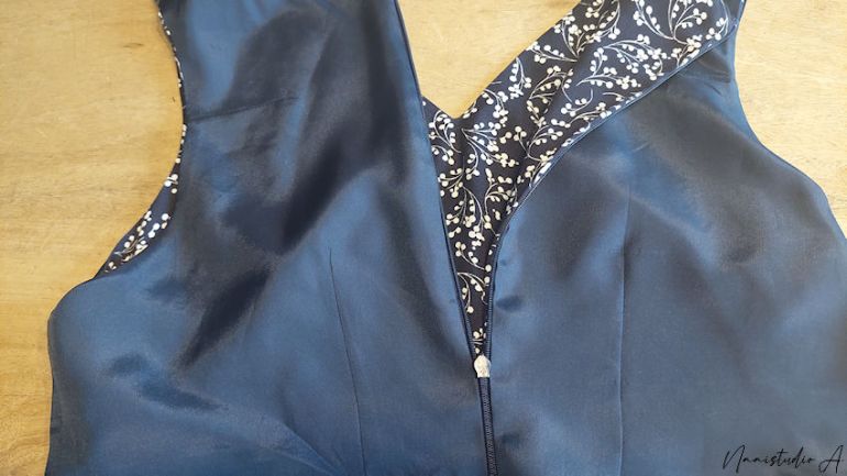 Voering/beleg volgens de Burrito methode (Seamwork)