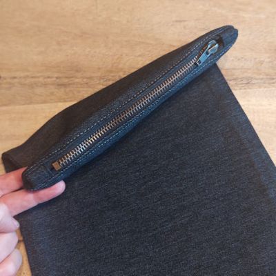 Nette afwerking zichtbare rits – etui + etui naaien voor&nbsp;Beginners