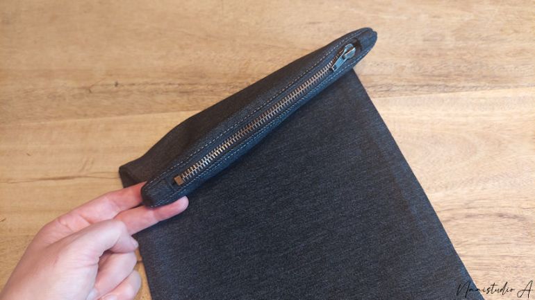 Nette afwerking zichtbare rits – etui + etui naaien voor&nbsp;Beginners