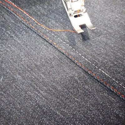 Kapnaad stikken – 2de&nbsp;werkwijze