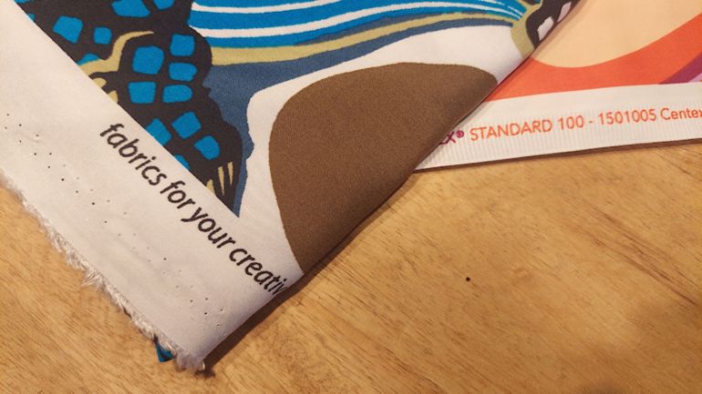 Goede of verkeerde kant van de stof, welke kant is het?