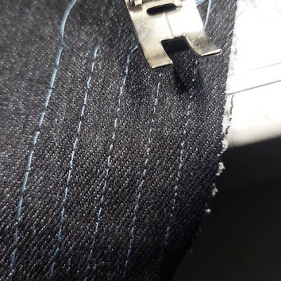 De steeklengte bepalen van de&nbsp;stof